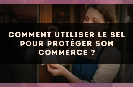 Comment utiliser le sel pour protéger son commerce ?