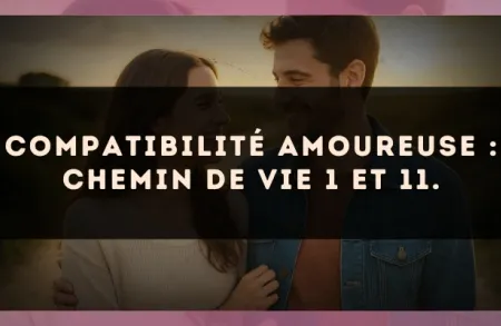 Compatibilité amoureuse : Chemin de Vie 1 et 11.