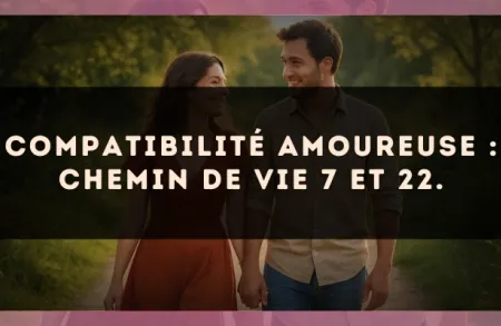 Compatibilité amoureuse : Chemin de Vie 7 et 22.