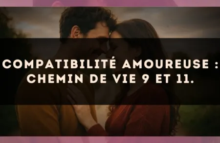 Compatibilité amoureuse : Chemin de Vie 9 et 11.