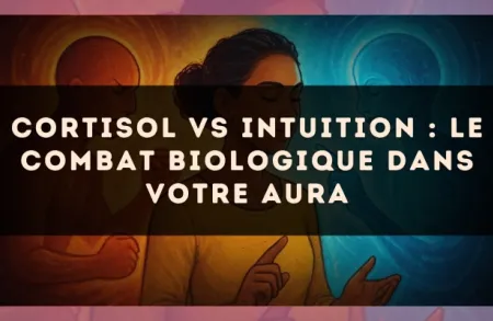 Cortisol vs Intuition : le combat biologique dans votre aura