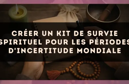 Créer un kit de survie spirituel pour les périodes d'incertitude mondiale