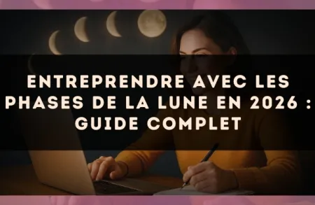 Entreprendre avec les phases de la Lune en 2026 : guide complet