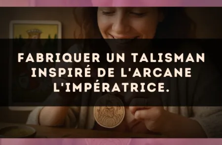 Fabriquer un talisman inspiré de l'arcane L'Impératrice.