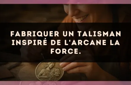 Fabriquer un talisman inspiré de l'arcane La Force.