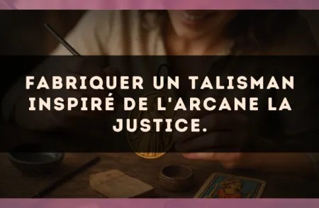 Fabriquer un talisman inspiré de l'arcane La Justice.