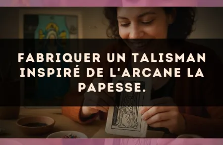 Fabriquer un talisman inspiré de l'arcane La Papesse.
