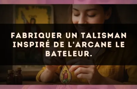 Fabriquer un talisman inspiré de l'arcane Le Bateleur.