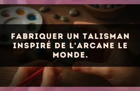 Fabriquer un talisman inspiré de l'arcane Le Monde.