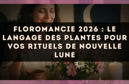 Floromancie 2026 : le langage des plantes pour vos rituels de Nouvelle Lune