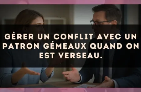 Gérer un conflit avec un patron Gémeaux quand on est Verseau.