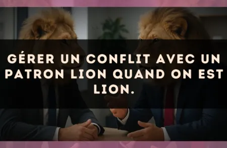 Gérer un conflit avec un patron Lion quand on est Lion.