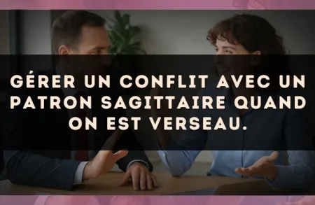 Gérer un conflit avec un patron Sagittaire quand on est Verseau.