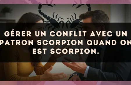 Gérer un conflit avec un patron Scorpion quand on est Scorpion.