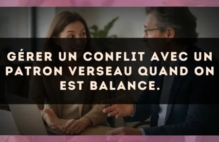 Gérer un conflit avec un patron Verseau quand on est Balance.
