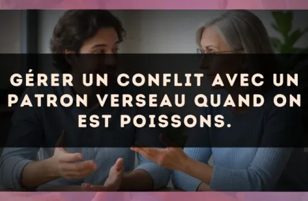 Gérer un conflit avec un patron Verseau quand on est Poissons.