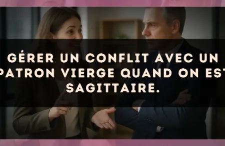 Gérer un conflit avec un patron Vierge quand on est Sagittaire.