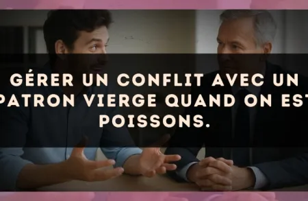 Gérer un conflit avec un patron Vierge quand on est Poissons.