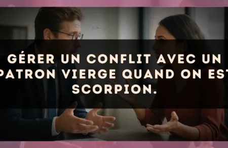 Gérer un conflit avec un patron Vierge quand on est Scorpion.