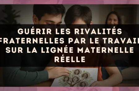 Guérir les rivalités fraternelles par le travail sur la lignée maternelle réelle
