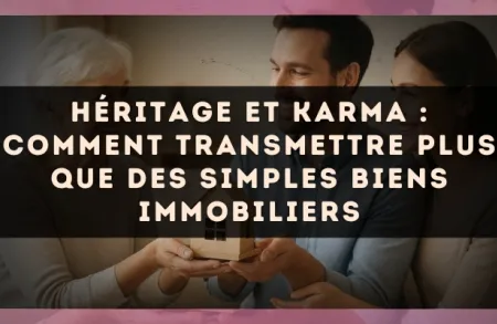 Héritage et karma : comment transmettre plus que des simples biens immobiliers