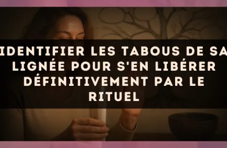 Identifier les tabous de sa lignée pour s'en libérer définitivement par le rituel