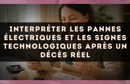 Interpréter les pannes électriques et les signes technologiques après un décès réel
