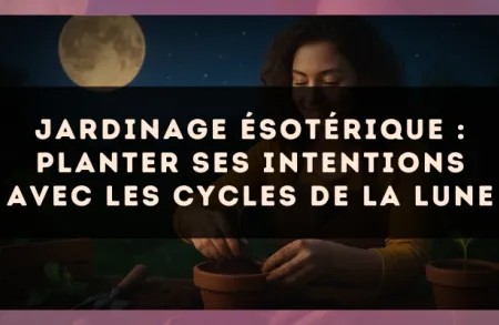 Jardinage ésotérique : planter ses intentions avec les cycles de la Lune