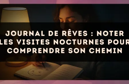 Journal de rêves : noter les visites nocturnes pour comprendre son chemin