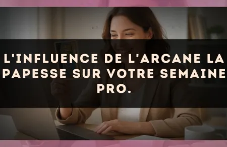 L'influence de l'arcane La Papesse sur votre semaine pro.