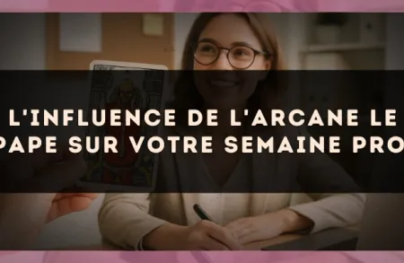 L'influence de l'arcane Le Pape sur votre semaine pro.