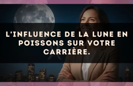 L'influence de la Lune en Poissons sur votre carrière.