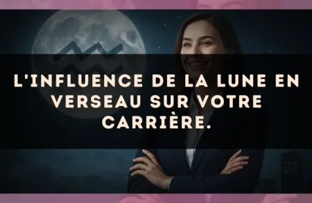 L'influence de la Lune en Verseau sur votre carrière.