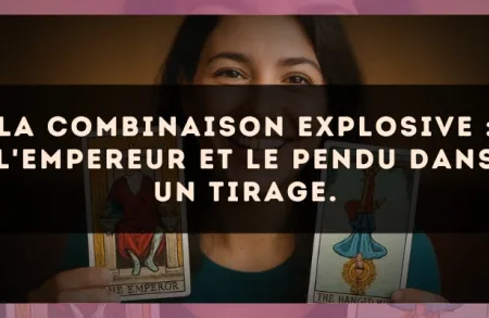 La combinaison explosive : L'Empereur et Le Pendu dans un tirage.