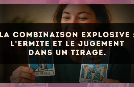 La combinaison explosive : L'Ermite et Le Jugement dans un tirage.