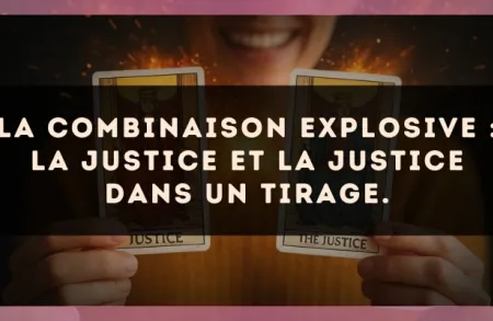 La combinaison explosive : La Justice et La Justice dans un tirage.