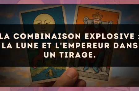 La combinaison explosive : La Lune et L'Empereur dans un tirage.