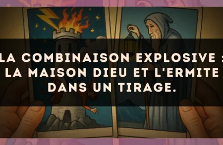 La combinaison explosive : La Maison Dieu et L'Ermite dans un tirage.