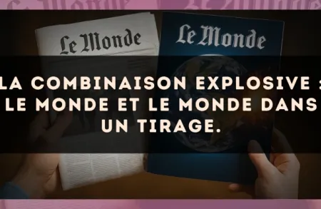 La combinaison explosive : Le Monde et Le Monde dans un tirage.