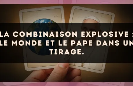 La combinaison explosive : Le Monde et Le Pape dans un tirage.