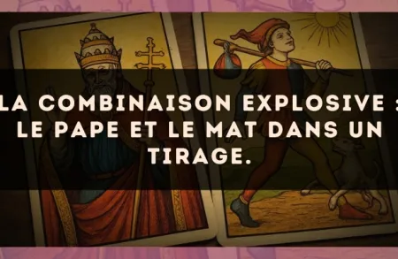 La combinaison explosive : Le Pape et Le Mat dans un tirage.