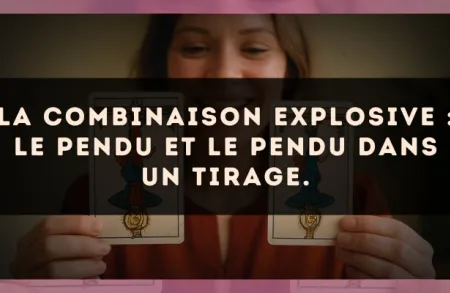 La combinaison explosive : Le Pendu et Le Pendu dans un tirage.