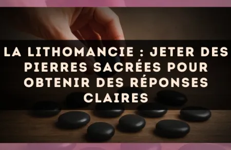 La lithomancie : jeter des pierres sacrées pour obtenir des réponses claires