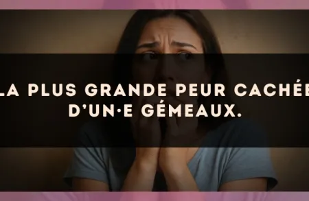 La plus grande peur cachée d’un·e Gémeaux.