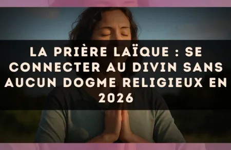 La prière laïque : se connecter au divin sans aucun dogme religieux en 2026