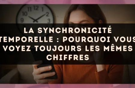 La synchronicité temporelle : pourquoi vous voyez toujours les mêmes chiffres