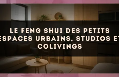 Le Feng Shui des petits espaces urbains, studios et colivings