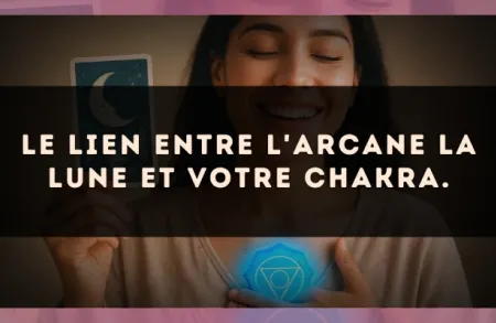 Le lien entre l'arcane La Lune et votre chakra.