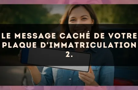 Le message caché de votre plaque d'immatriculation 2.