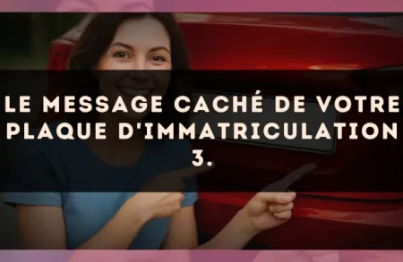Le message caché de votre plaque d'immatriculation 3.